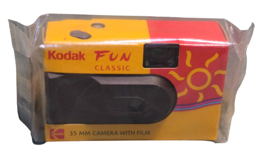 thumbKODAK FUN CLASSIC KUTUSUNDA TEK KULLANIMLIK İÇERSİNDE FİLMİ BULUNAN FOTOGRAF MAKİNESİ CEK AT MODEL