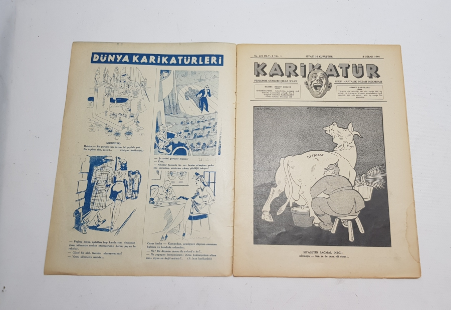 thumb2. DÜNYA SAVAŞI 1940 TARİHLİ KARİKATÜR DERGİSİ