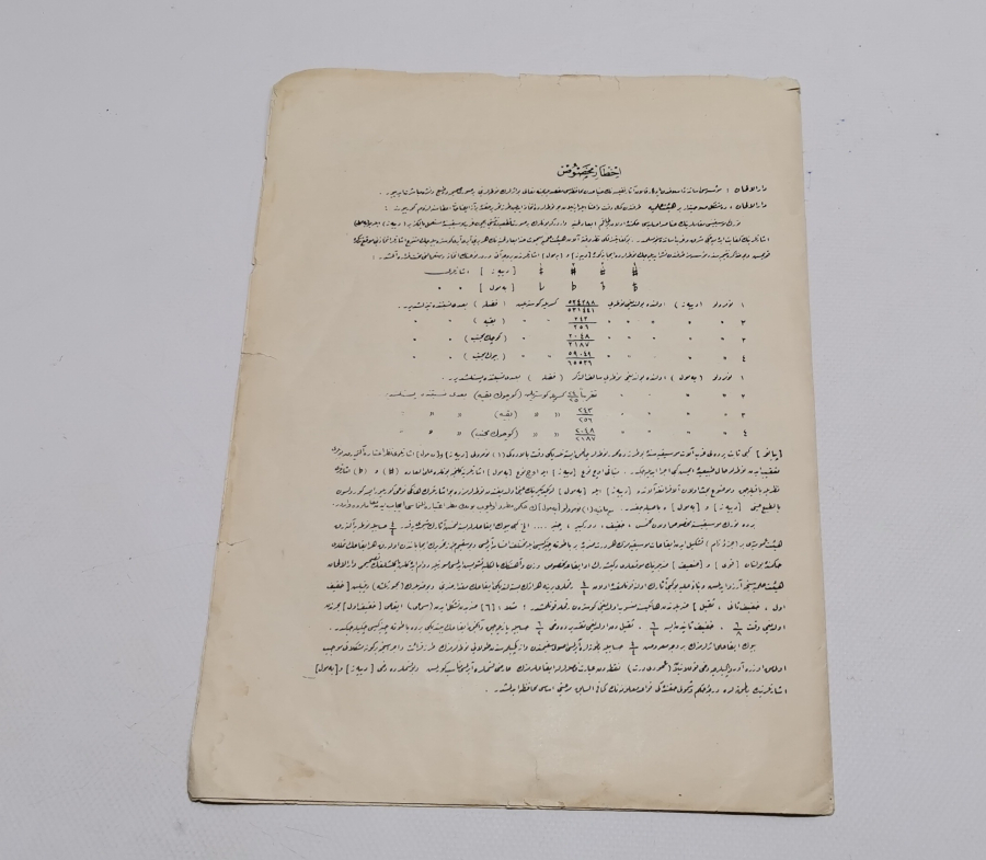 thumbOSMANLI DÖNEMİ MUSTAFA ITRİ EFENDİ NOTA DEFTERİ